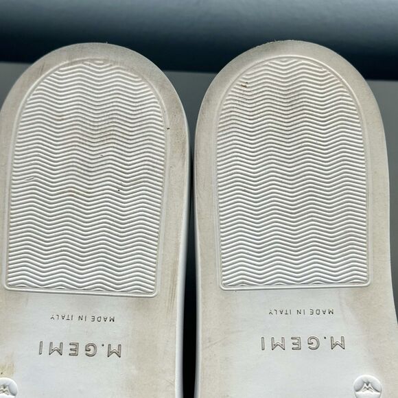 M.Gemi Shoes The Palestra Due White Leather Casual Shoes Size US 9.5 EU 40.5 - Picture 12 of 14